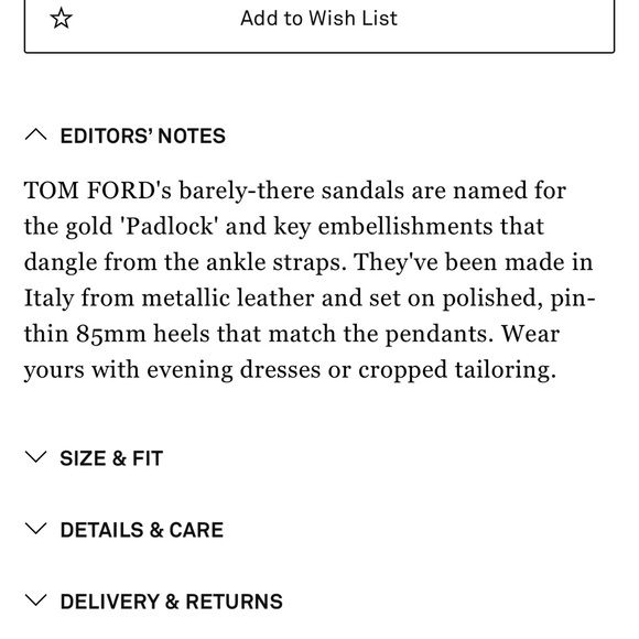 Tom Ford heels. Size 36. Brand new - Picture 5 of 12